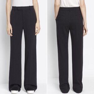 Vince Wide Leg High Waisted Blue H Coastal Pants size 4 charcoal